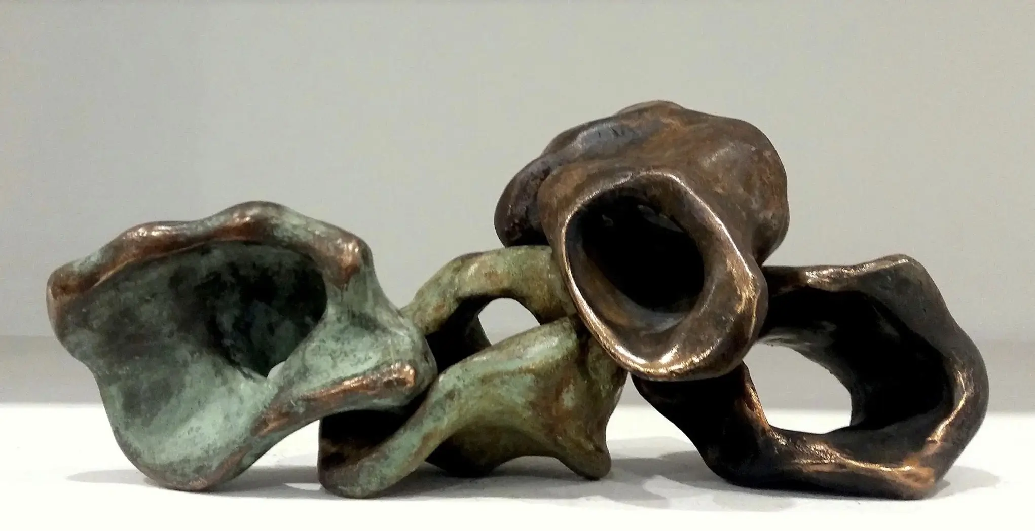 Bronze Figures with Patinas